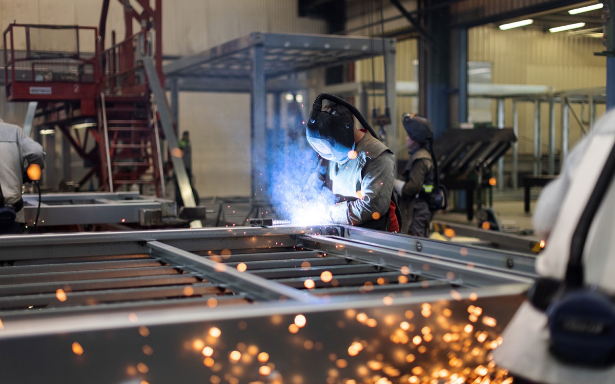 Productie modulaire gebouwen