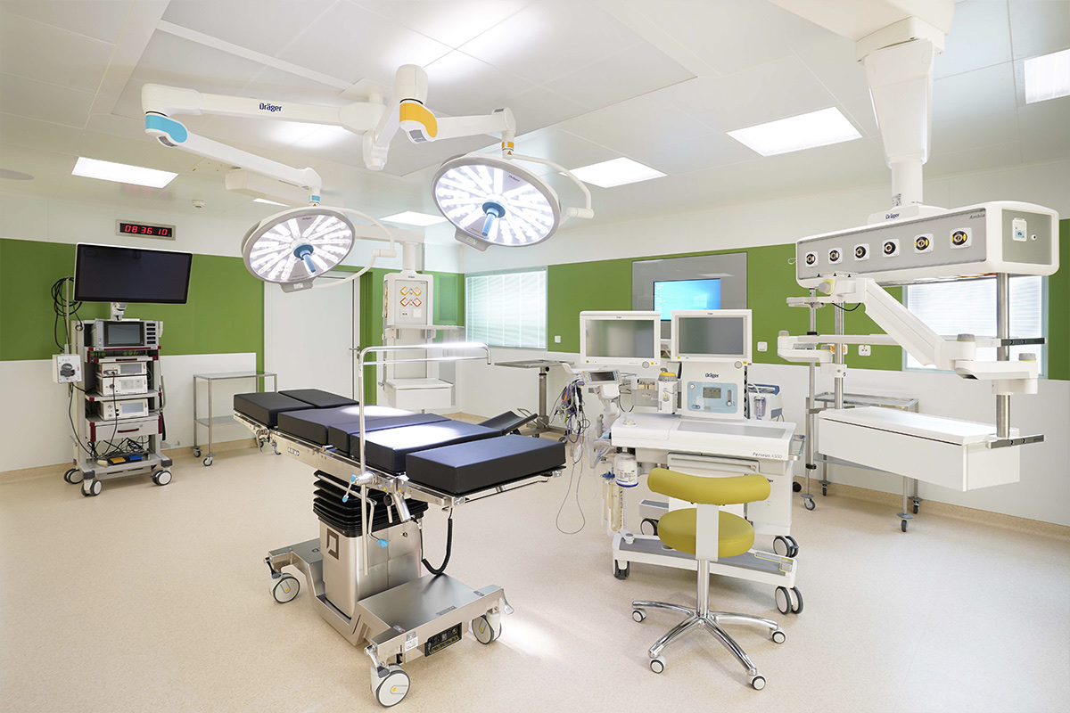 Hospitaal interieur
